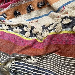 All roads Anthropologie throw blanket